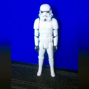White Stormtrooper Action Figure vintage 2013 12inch tall